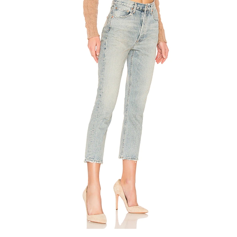 Riley Hi Rise Straight Crop in Vanished